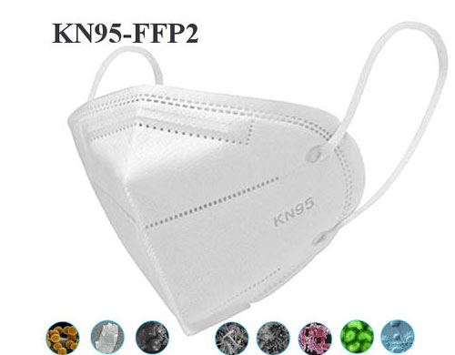 Respirátor skladací KN95 FFP2 R98 adler bez ventilčeka typ A
