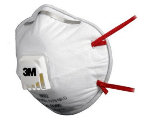 Ochranný respirátor s ventilom 3M 8822 FFP2 NR D