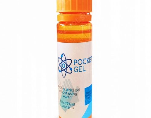 Antibakteriálny dezinfekčný mini gél na ruky bez použitia vody – 60ml