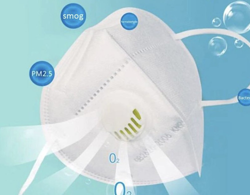 Respirator bez výdychového ventilu FFP2/KN95 1ks 